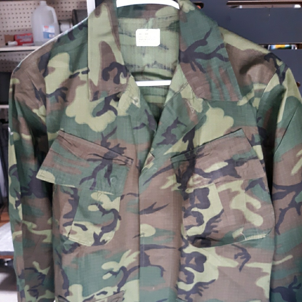 Vintage, never warn, Jungle and tropical BDU.